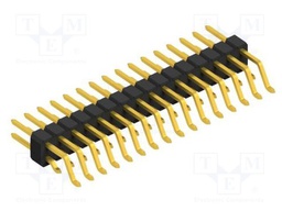 Connector: pin strips; pin header; male; PIN: 32; 2.54mm; SMT; 2x16