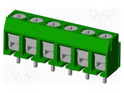Connector: PCB terminal block; terminal; Plating: tinned; on PCBs