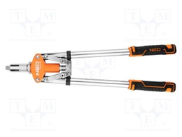 Kit: hand riveting press; for aluminium and steel snap rivets