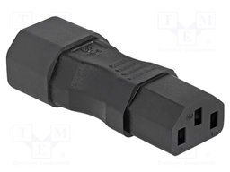 IEC C13 female,IEC C14 male; straight; 10A; 250V