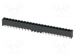 PCB headers, nominal cross section: 2.5 mm2, color: black, n