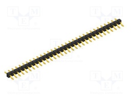 Connector: pin strips; pin header; male; PIN: 32; 2.54mm; SMT; 1x32