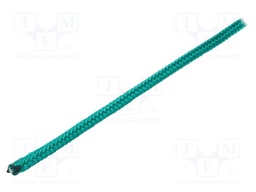 Rope; polypropylene; Ørope: 6mm; L: 25m; with a core; green