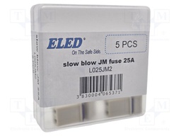Fuse: fuse; 25A; 32VDC; automotive; 10.7mm; 10.7x7.7x15mm