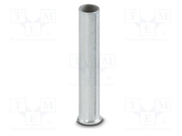 Tip: bootlace ferrule; non-insulated; copper; 4mm2; tinned; 18mm