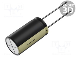 Capacitor: electrolytic; THT; 15uF; 450VDC; Ø12.5x25mm; Pitch: 5mm