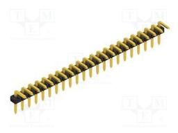 Connector: pin strips; pin header; male; PIN: 22; 2mm; THT; 1x22