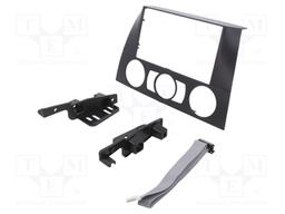 Radio mounting frame; BMW; 2 DIN; black