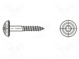 Screw; for wood