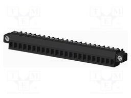 Connector: pluggable terminal block; plug; female; straight; 300V