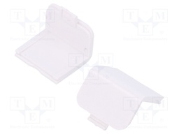 Stopper; ABS; white; Pcs: 10