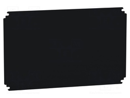 Mounting plate; bakelite; black