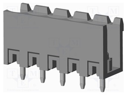Connector: pluggable terminal block; socket; male; on PCBs