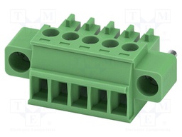 PCB connector, nominal cross section: 1.5 mm?, color: green,