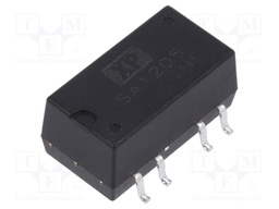 Isolated Board Mount DC/DC Converter, 1.5kV Isolation, ITE, 2 Output, 1 W, 5 V, 100 mA, -5 V
