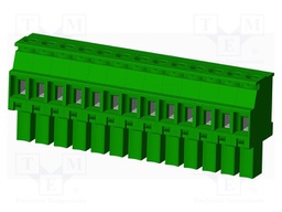 Connector: pluggable terminal block; plug; female; angled 90°