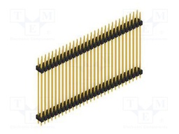 Connector: pin strips; pin header; male; PIN: 58; 2.54mm; THT; 2x29