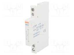 Auxiliary contacts; Leads: screw terminals; Mounting: side; 6A