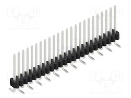 Connector: pin strips; pin header; male; PIN: 24; 1.27mm; SMT; 1x24