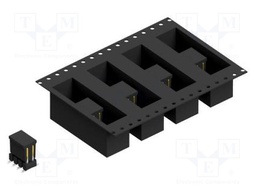 Connector: pin strips; pin header; male; PIN: 8; 2.54mm; SMT; 2x4