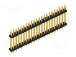 Connector: pin strips; pin header; male; PIN: 68; 2.54mm; THT; 2x34