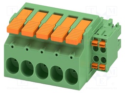 PCB hybrid connector, nominal cross section: 6 mm?, color: g