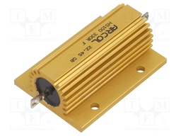 Resistor: wire-wound; with heatsink; screw; 330Ω; 100W; ±1%