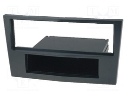 Radio mounting frame; Opel; 1 DIN; stealth-black