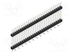 Connector: pin strips; pin header; male; PIN: 28; 2.54mm; SMT; 1x28