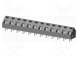 Connector: PCB terminal block; terminal; angled 45°; on PCBs