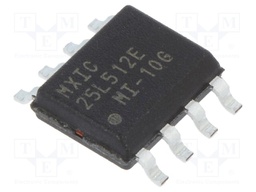 FLASH memory; NOR Flash; 512kbit; SPI; 104MHz; 2.7÷3.6V; SOP8