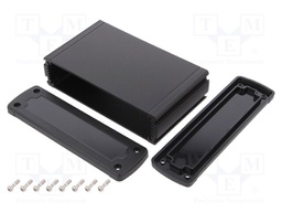 Enclosure: multipurpose; X: 146.6mm; Y: 89mm; Z: 41.6mm; black