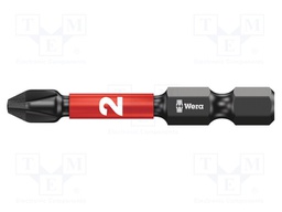 Screwdriver bit; Phillips; PH2; Overall len: 50mm