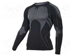 Thermoactive shirt; Size: XXL,XXXL; black-grey