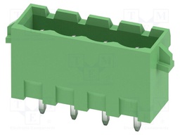 PCB headers, nominal cross section: 2.5 mm?, color: green, n