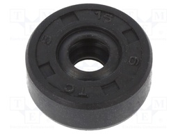 Oil seal; NBR; D: 6mm; -40÷100°C; Shore hardness: 70; Shaft dia: 5mm