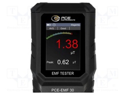 Meter: electric field strength; Display: LCD; Bargraph: yes
