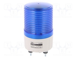 Signaller: lighting; continuous light,blinking light; blue; IP44