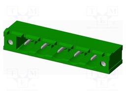 Connector: pluggable terminal block; socket; male; angled 90°