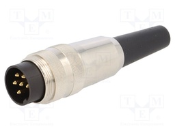 Connector: M16; male; for cable; IP40; plug; soldering; 250V; PIN: 6