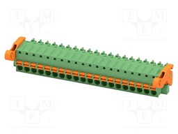 PCB connector, nominal cross section: 1.5 mm2, color: green,