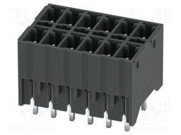 PCB headers, nominal cross section: 1.5 mm?, color: black, n