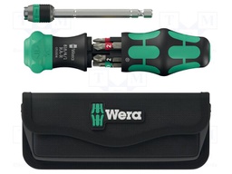 Kit: screwdriver; with ratchet; Phillips,Pozidriv®,slot,Torx®