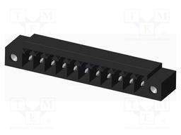 Connector: pluggable terminal block; socket; male; on PCBs