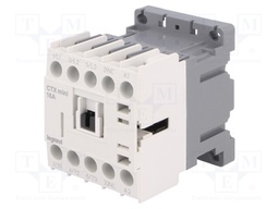 Contactor: 3-pole; NO x3; Auxiliary contacts: NC; 230VAC; 16A; DIN