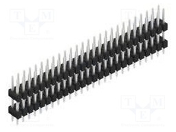 Connector: pin strips; pin header; male; PIN: 52; 2.54mm; THT; 2x26
