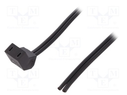 Wire: for fan supplying; Plug: angled 45°; 0.3m