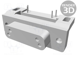 D-Sub; PIN: 15; socket; female; angled 90°; THT; UNC4-40