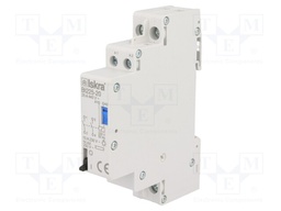 Relay: installation; bistable; NO x2; Ucoil: 230VAC; 17.6x90x65mm