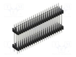 Connector: pin strips; pin header; male; PIN: 48; 1.27mm; THT; 2x24
